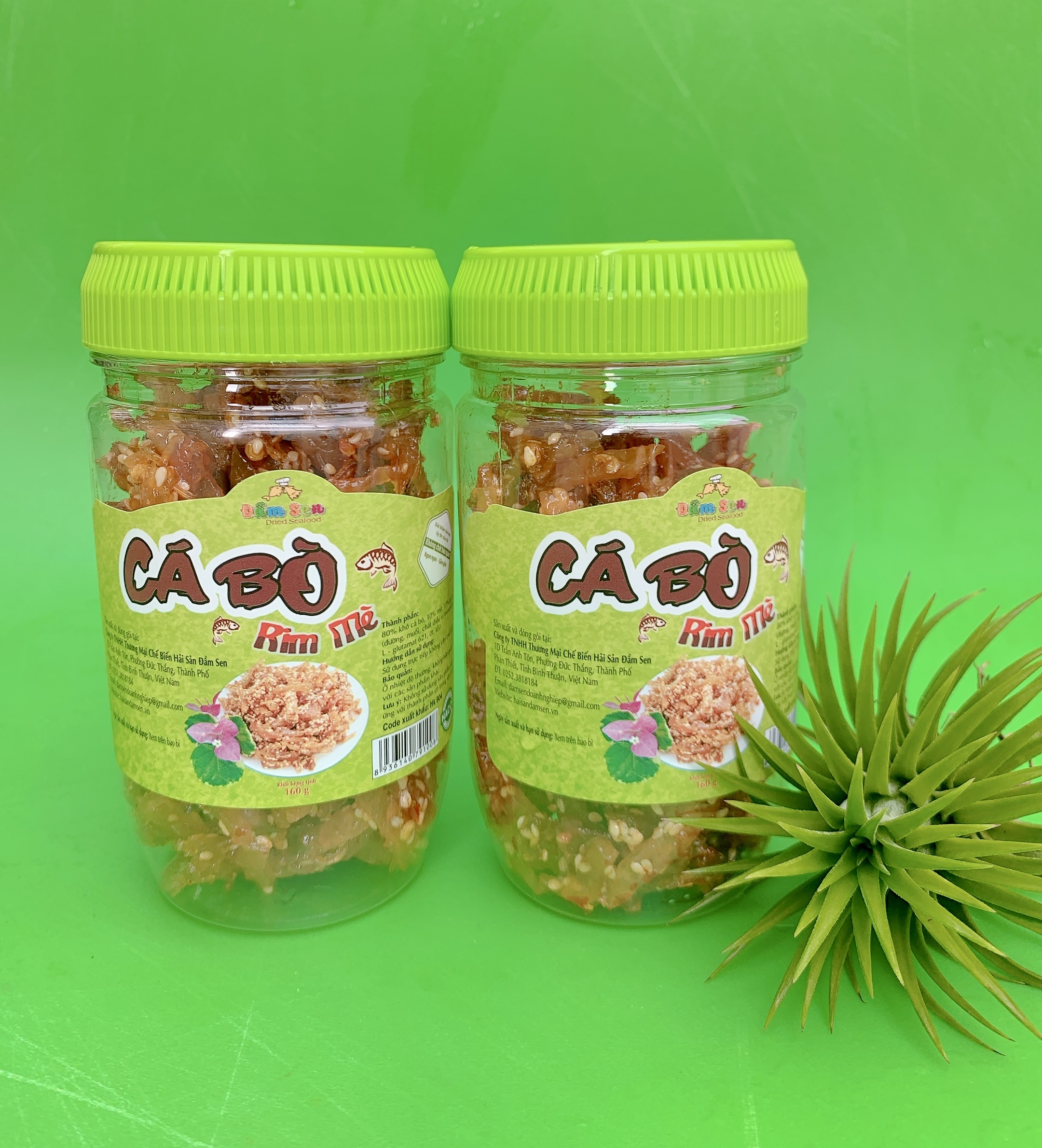 Đặc Sản Bình Thuận  - [Ocop] Cá Bò Rim Mè Đầm Sen - 160G - Ocop 4 Sao