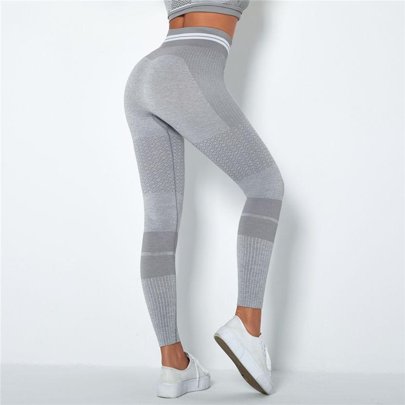 Cao Cấp Quần Legging Tập Yoga Năng Lượng Liền Mạch Quần Thể Thao Sọc Dệt Kim Tập Gym Quần Legging Nhanh Khô Chạy Quần Thoáng Khí Quần Leggin