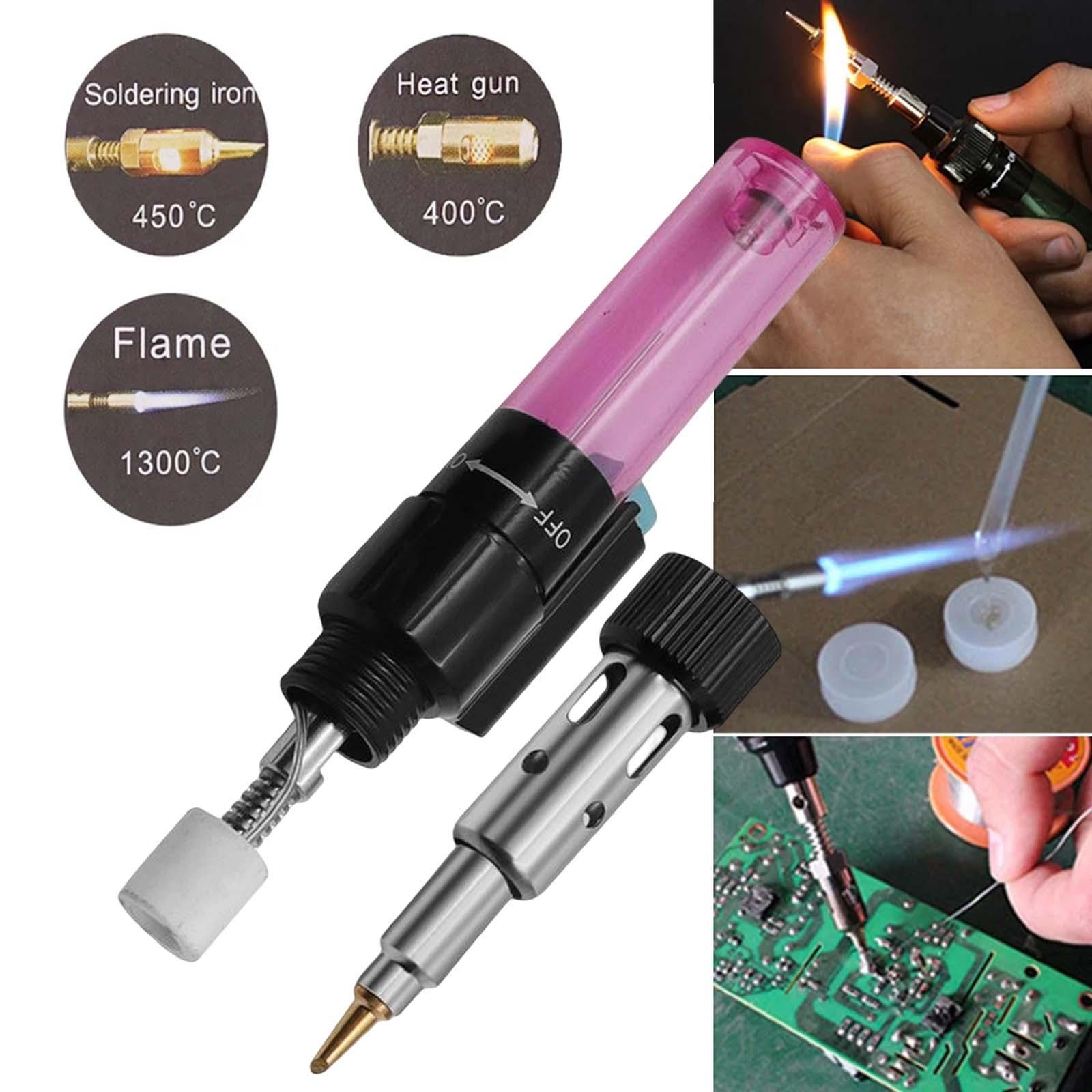 Portable Butane Soldering Iron Kit Welding Tool for Heat Shrinkable Tube