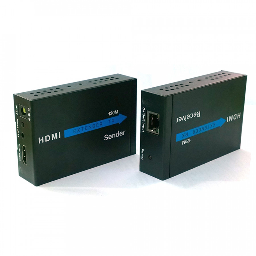 Bộ khuếch đại HDMI qua cáp mạng ( RJ45 ) kéo dài 120m ( HDMI to lan ) hỗ trợ full HD 1080P