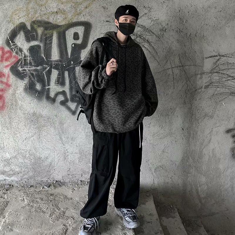 Áo Hoodie Tay Dài Dáng Rộng Phong Cách Thời Trang Hàn Quốc 2020 Cho Nam