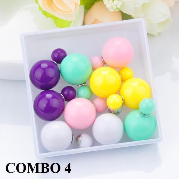 Combo 5 đôi bông tai ngọc trai