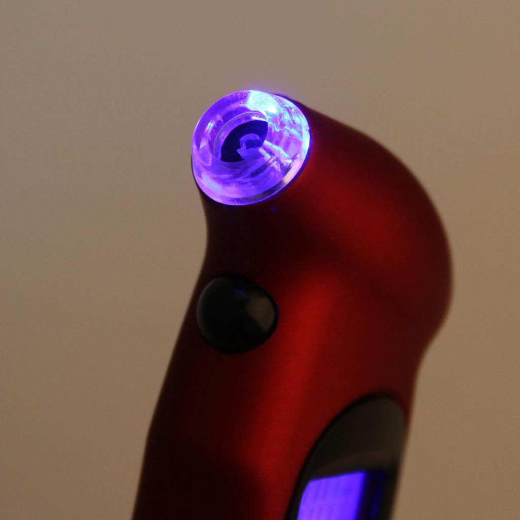 Universal Car Auto LCD Digital Tire Air Pressure Gauge Red