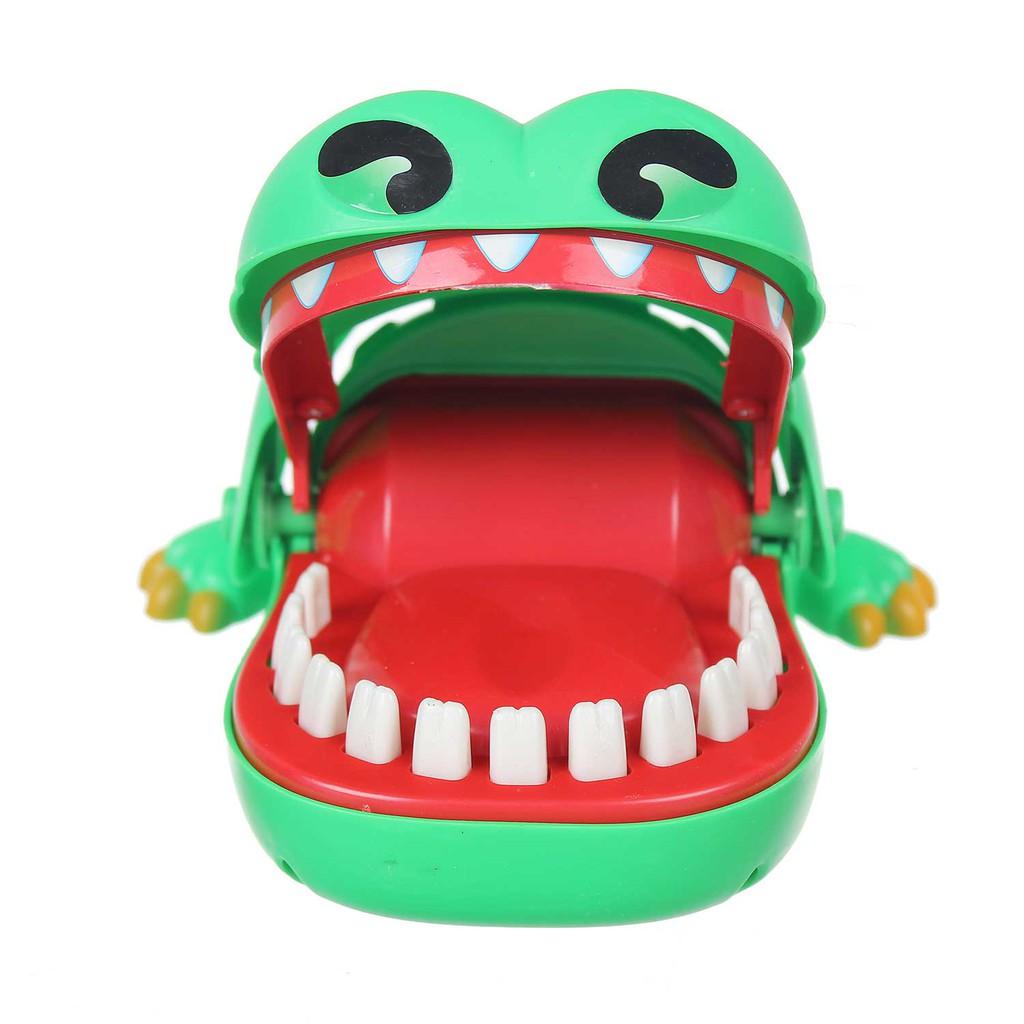 Đồ chơi cá sấu cắn tay vui nhộn xả stress loại to, đồ chơi khám răng cá sấu chất lượng cao