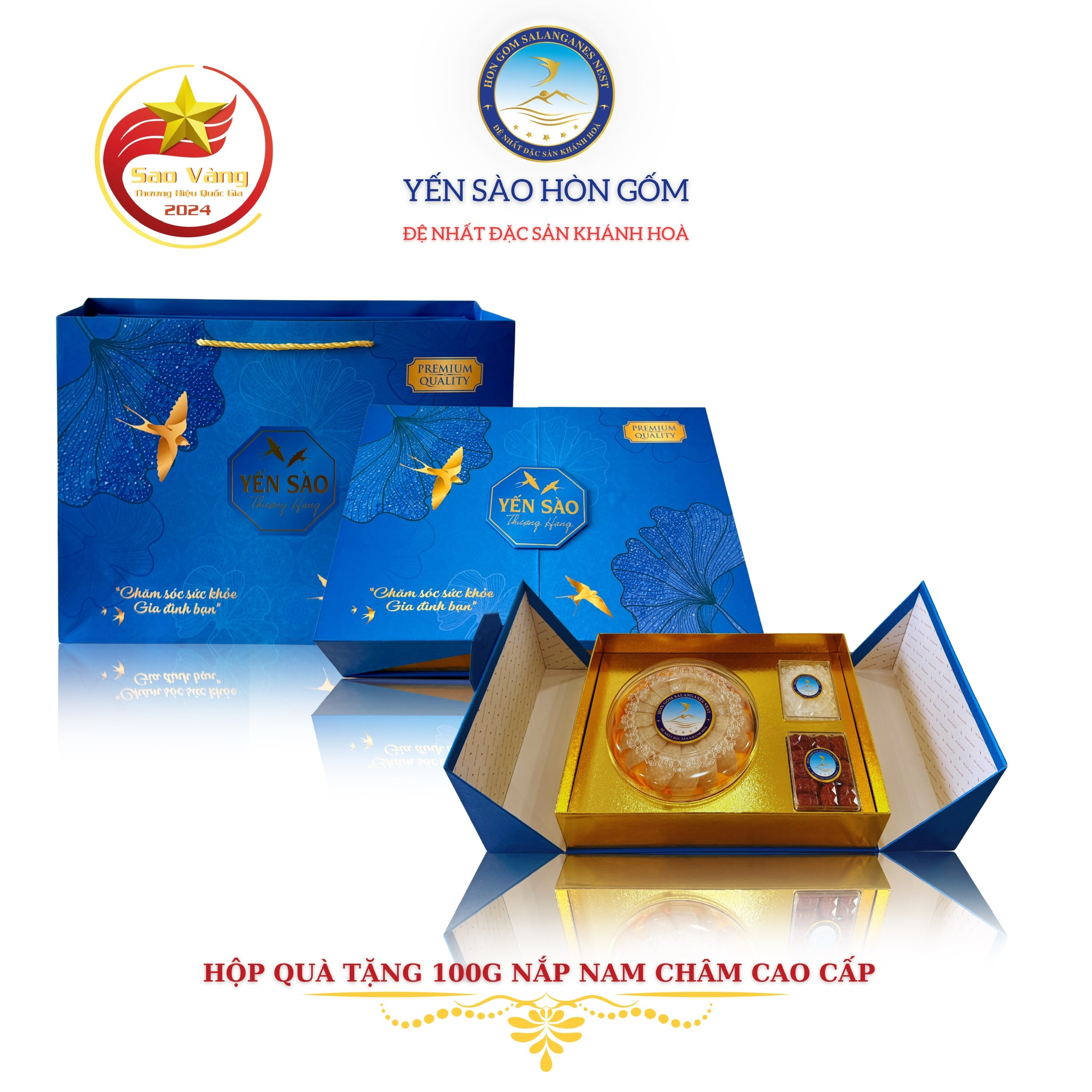 [HGK-C1] Chân Yến Sào Tinh Chế Cao Cấp - Yến Sào Hòn Gốm Chính Hiệu Khánh Hoà - HGK NEST