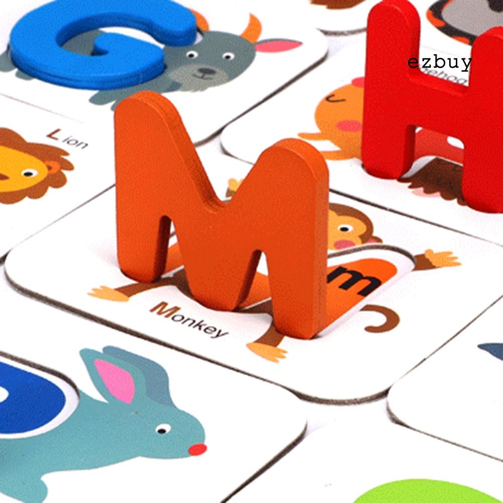 Đồ Chơi Thẻ Chữ Cái 3d Giáo Dục Nhận Thức Cho Bé