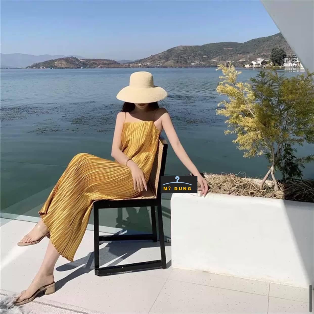 ĐẦM MAXI 2S DẬP LY-ĐƠN GIÃN, NHẸ NHÀNG,SIÊU MÁT