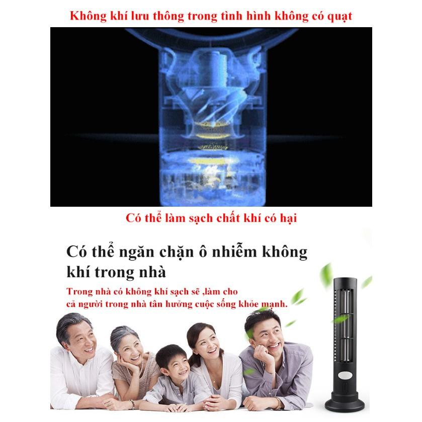 Quạt không cánh siêu tĩnh âm kiểu đứng - Sức gió mạnh - Chạy êm - Home and Garden