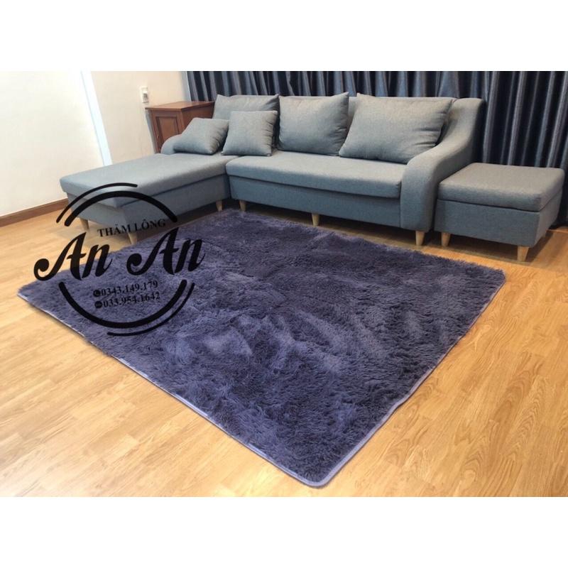 Thảm Lông Trải Sàn Cao Cấp - Thảm Màu Loang - Nhiều Size
