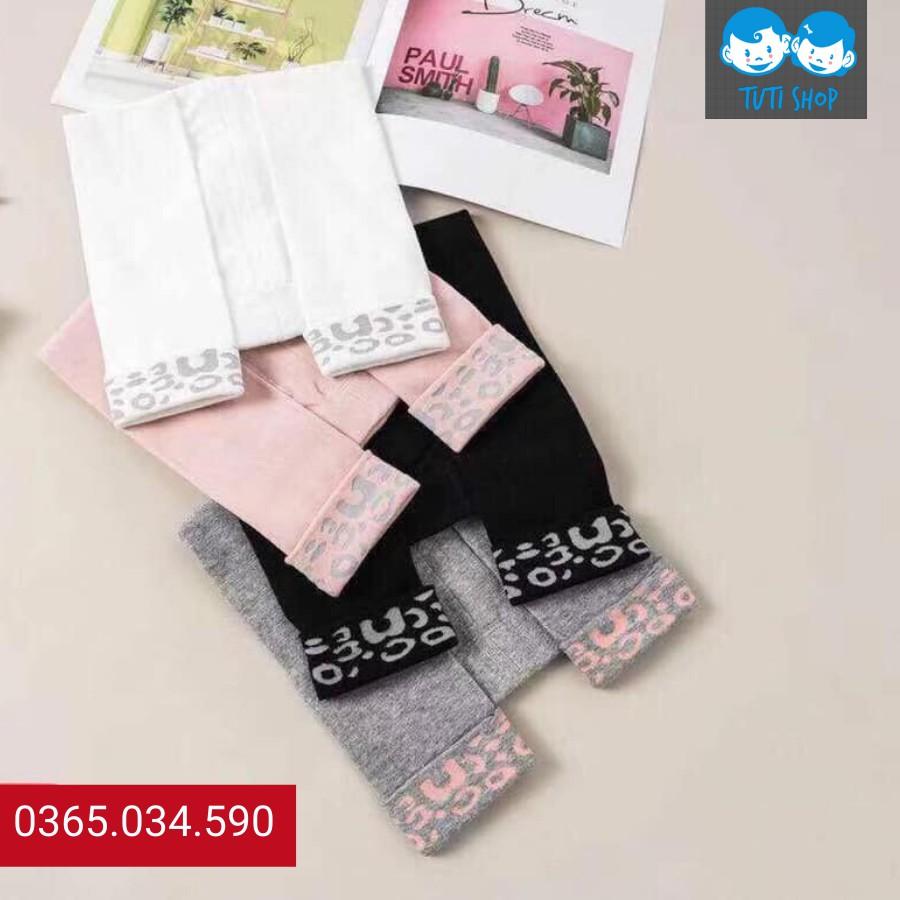 QUẦN TẤT LEN LEGGING XUẤT HÀN không bàn co giãn, mặc mùa thu đông siêu cute cho bé gái từ 1 2 3 4 tuổi