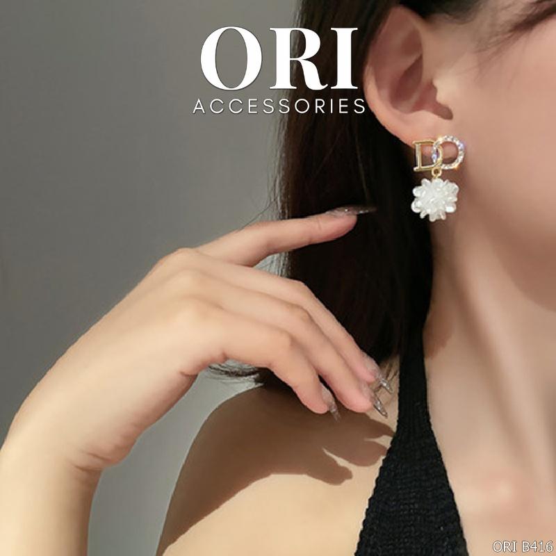 Bông tai nữ đính đá Acacia sang trọng thời trang ORI ACCESSORIES B416