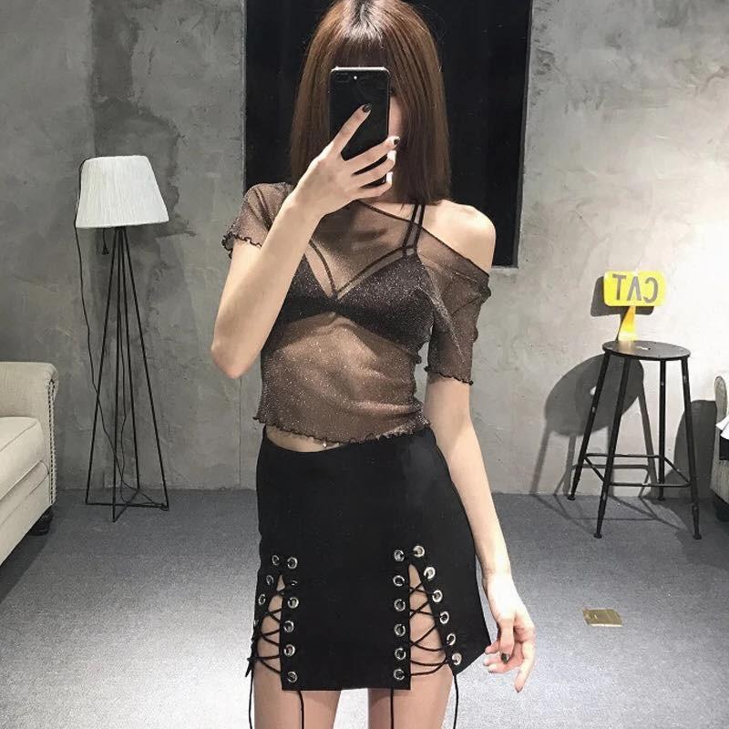 CHÂN VÁY ĐAN 2 BÊN CỰC QUYẾN RŨ