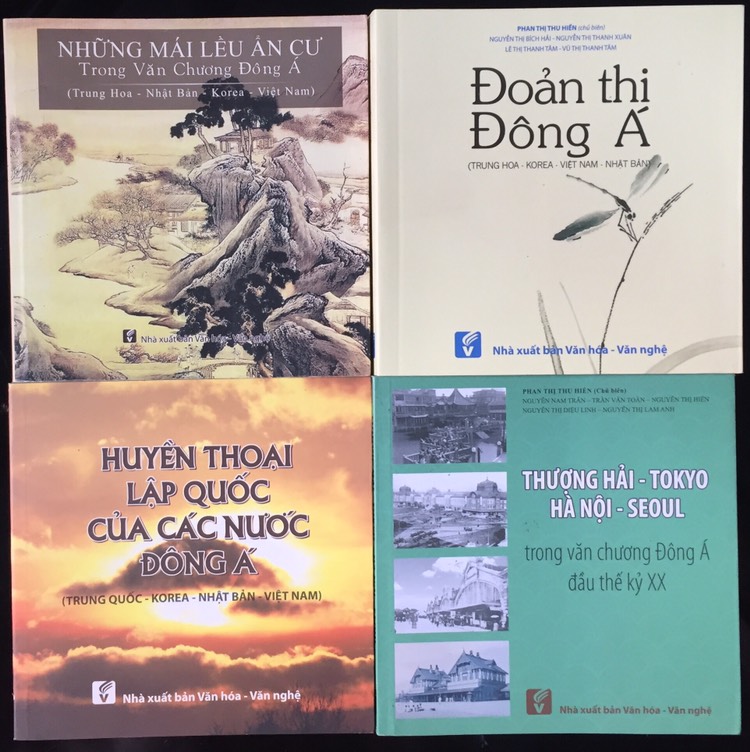 (COMBO 4 cuốn) Huyền thoại lập quốc của các nước Đông Á + Những mái lều ẩn cư trong văn chương Đông Á + Đoản thi Đông Á + Thượng Hải - Tokyo - Hà Nội - Seoul trong văn chương Đông Á đầu thế kỷ XX