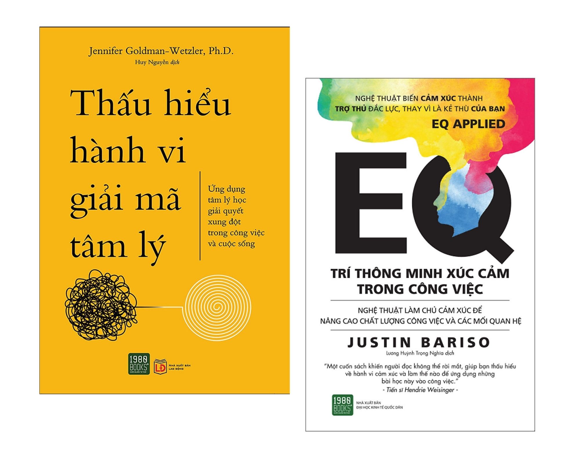 Combo sách tâm lý học ứng dụng: Thấu hiểu hành vi, giải mã tâm lý + EQ Trí thông minh xúc cảm trong công việc