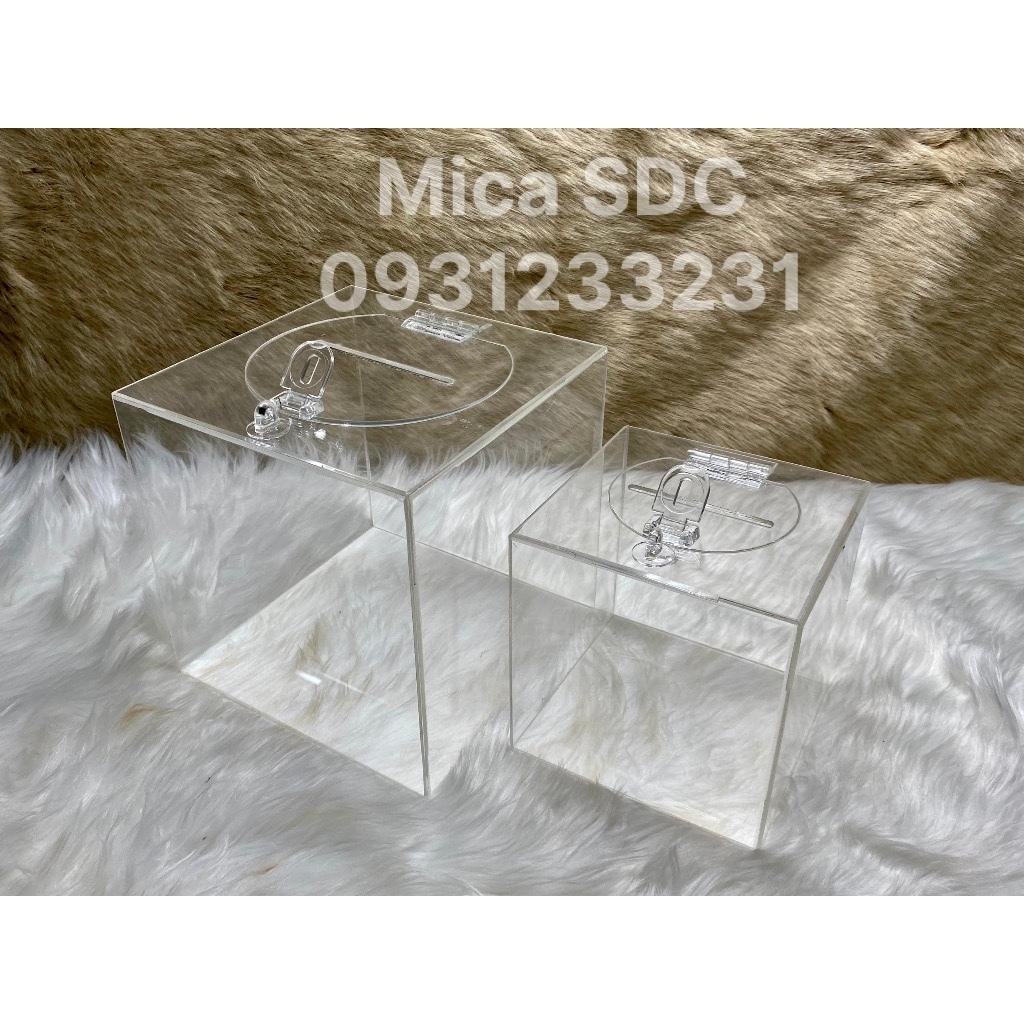 Acrylic Thùng từ thiện - Hòm thư góp ý bằng mica - Thùng phiếu bằng mica , Acrylic