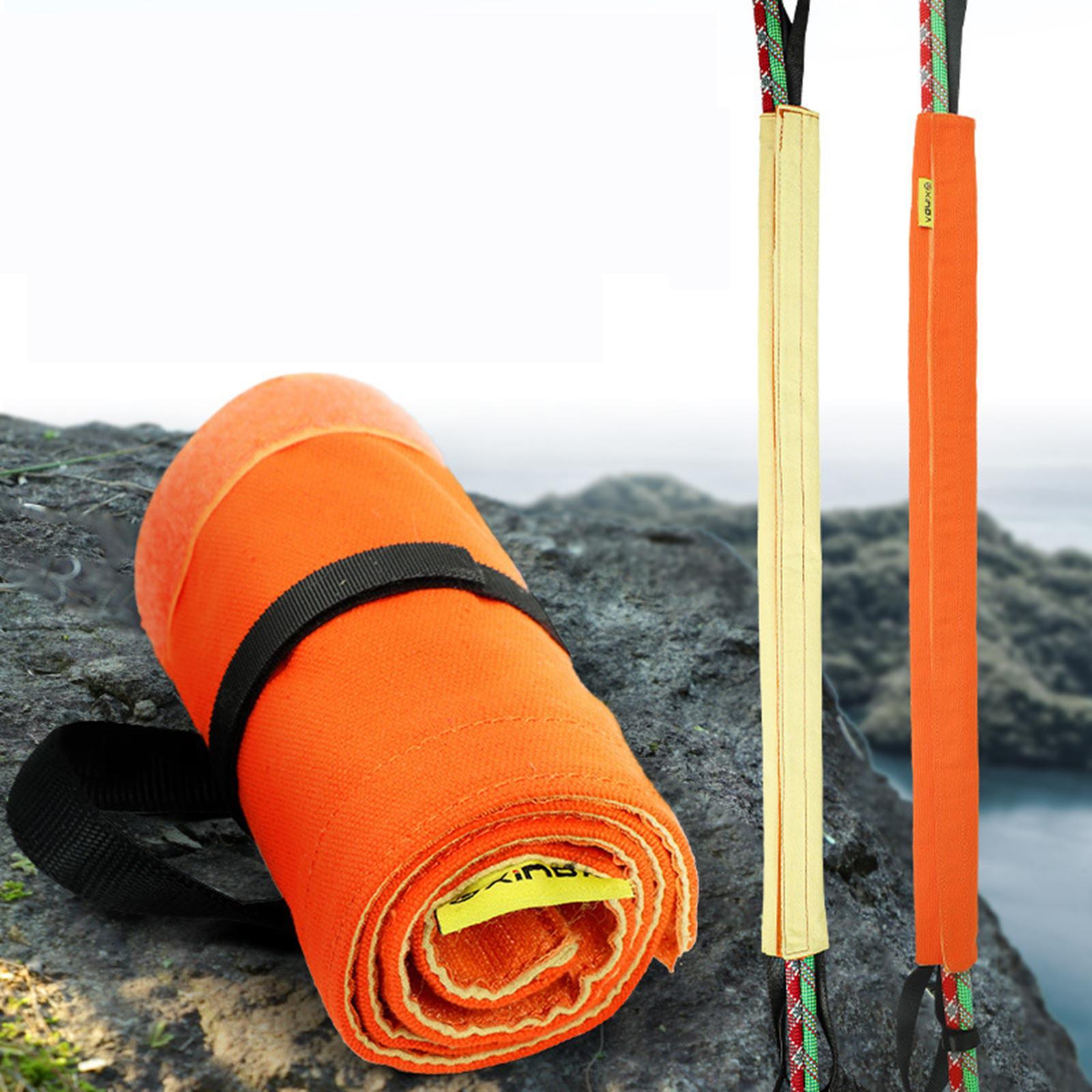 Rope Protector Climbing Rope Protective Sleeve Anti Wear Universal Portable Rope Protection Cover for Abseiling Rappelling Outdoor