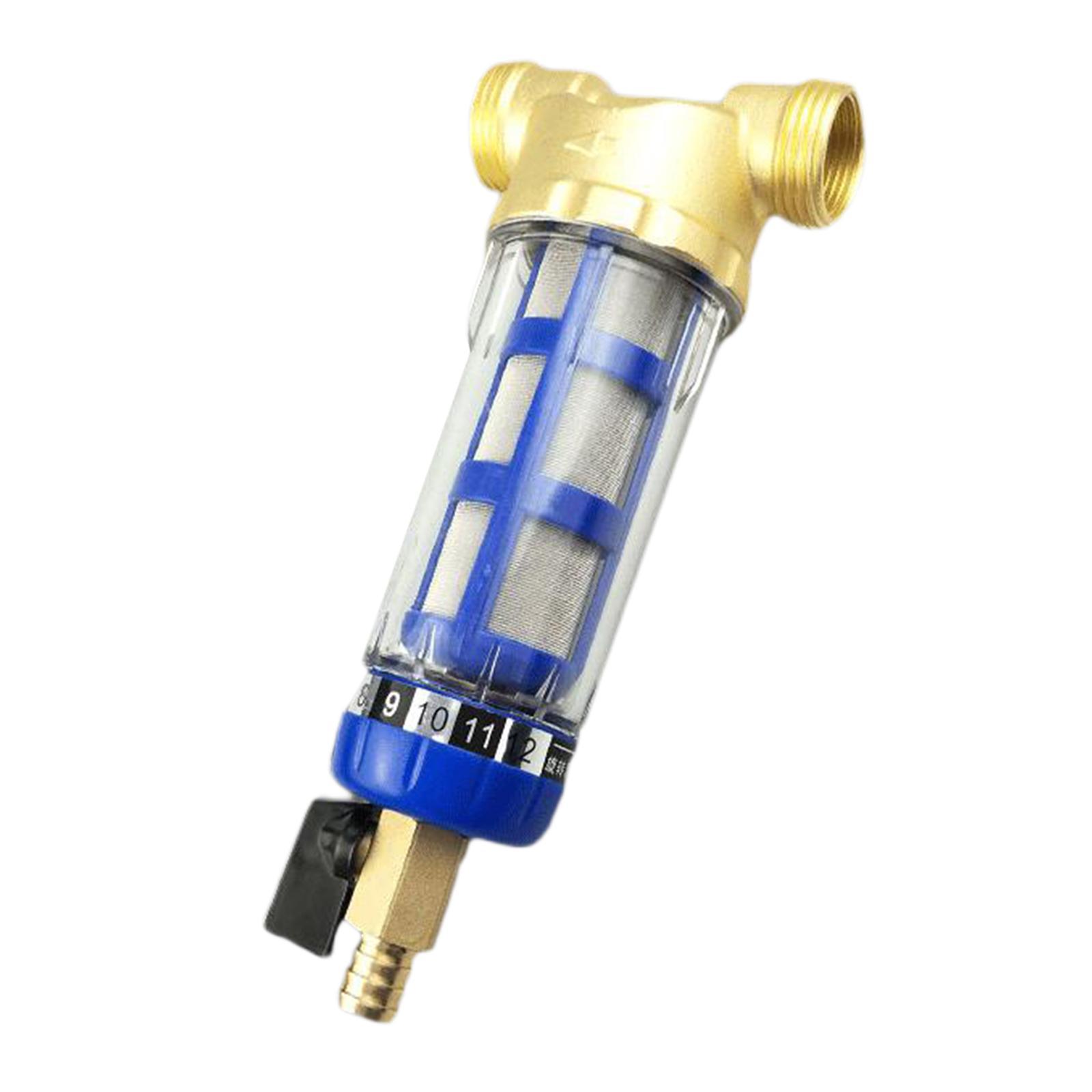 Household Mesh Down Water Filter System Sediment Water Filter 1/2inch