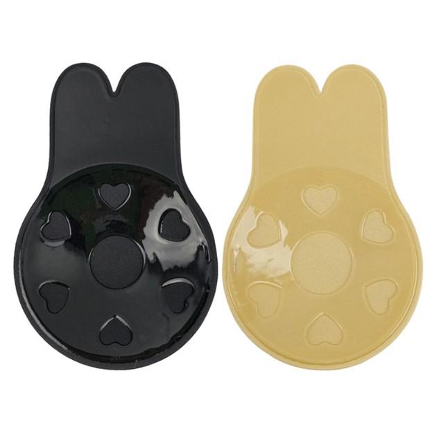 MIẾNG DÁN NGỰC SILICON HÌNH TAI THỎ CHỐNG XỆ NGỰC SIÊU TỐT-NEW