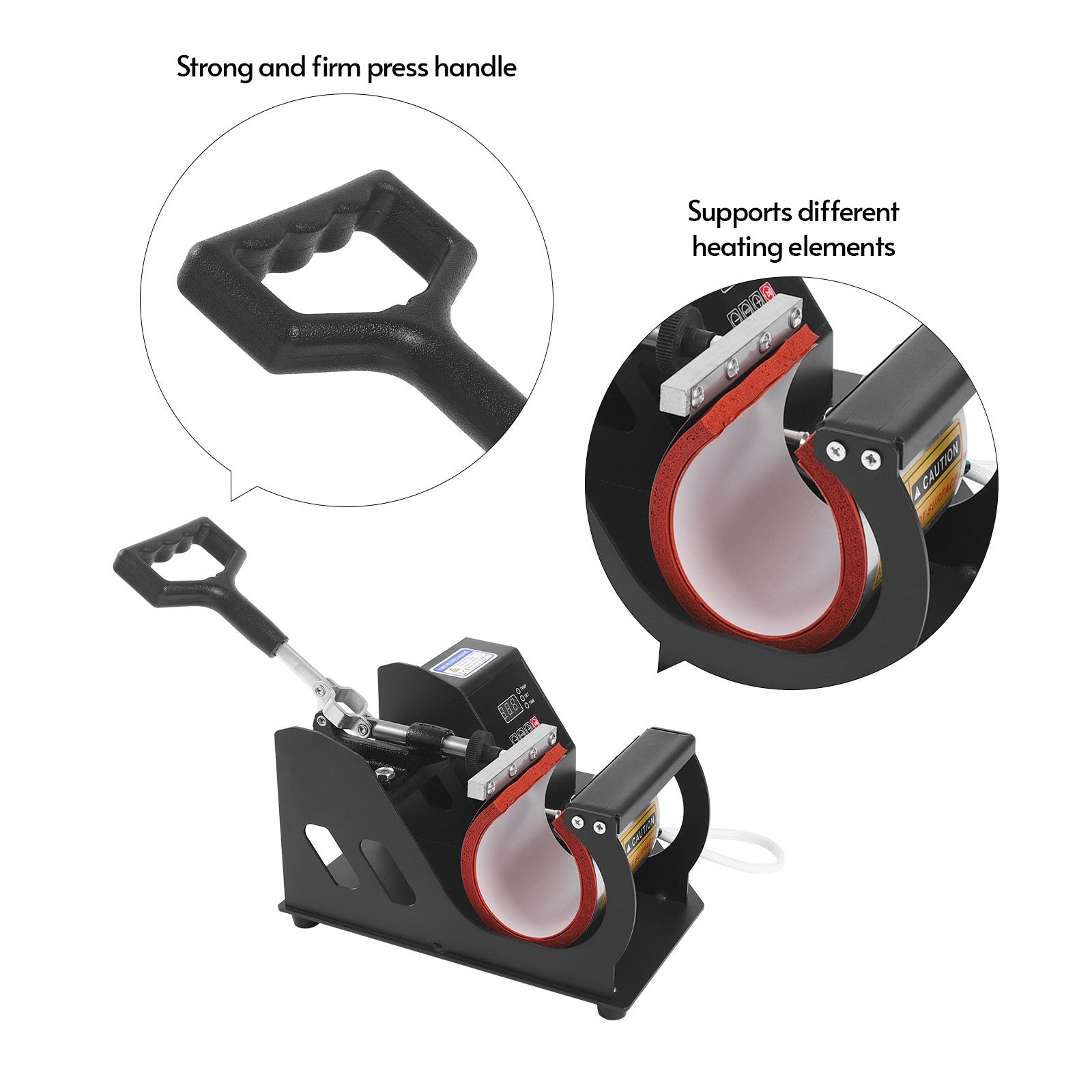 11oz Mug Heat Press Machine Hot Transfer Sublimation Digital Pressing Maker for Mug Coffee Cup Beer Stein Latte Cup