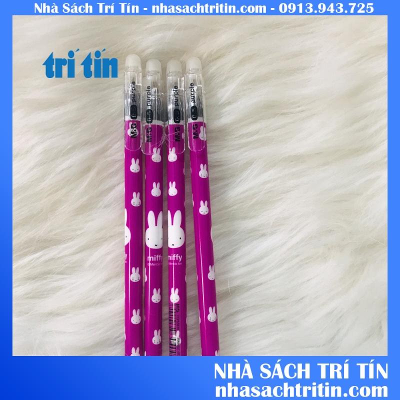 Bút gel nước tẩy xóa được M&G ngòi 0.5mm FKP 65830 mực tím (vpp trí tín))