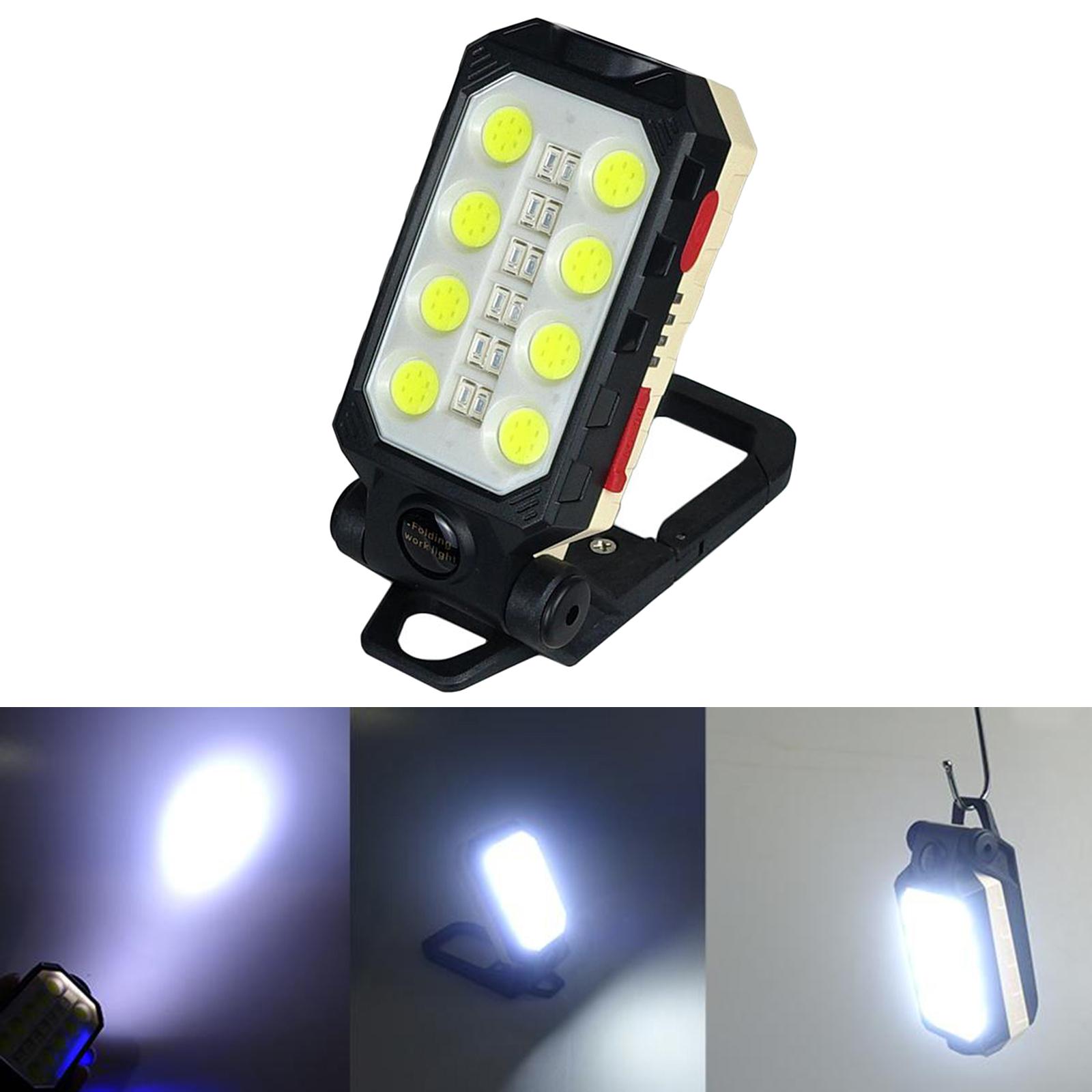 Camping Work Light Lantern, IPX6 Water Resistant, Super Bright, USB Rechargeable Outdoor Lantern, Black