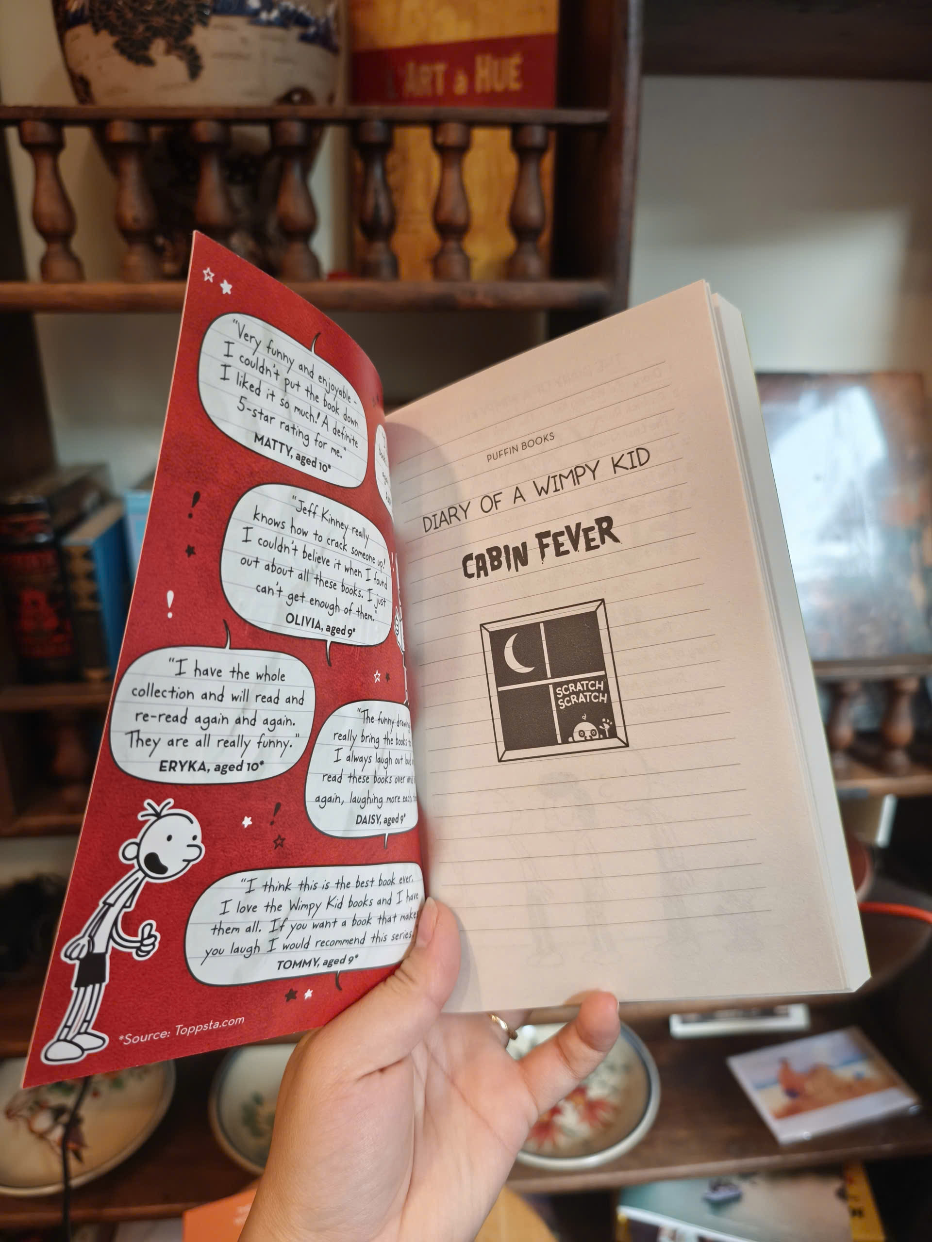 Sách - Diary of a Wimpy Kid: Cabin Fever (Book 6) by Jeff Kinney