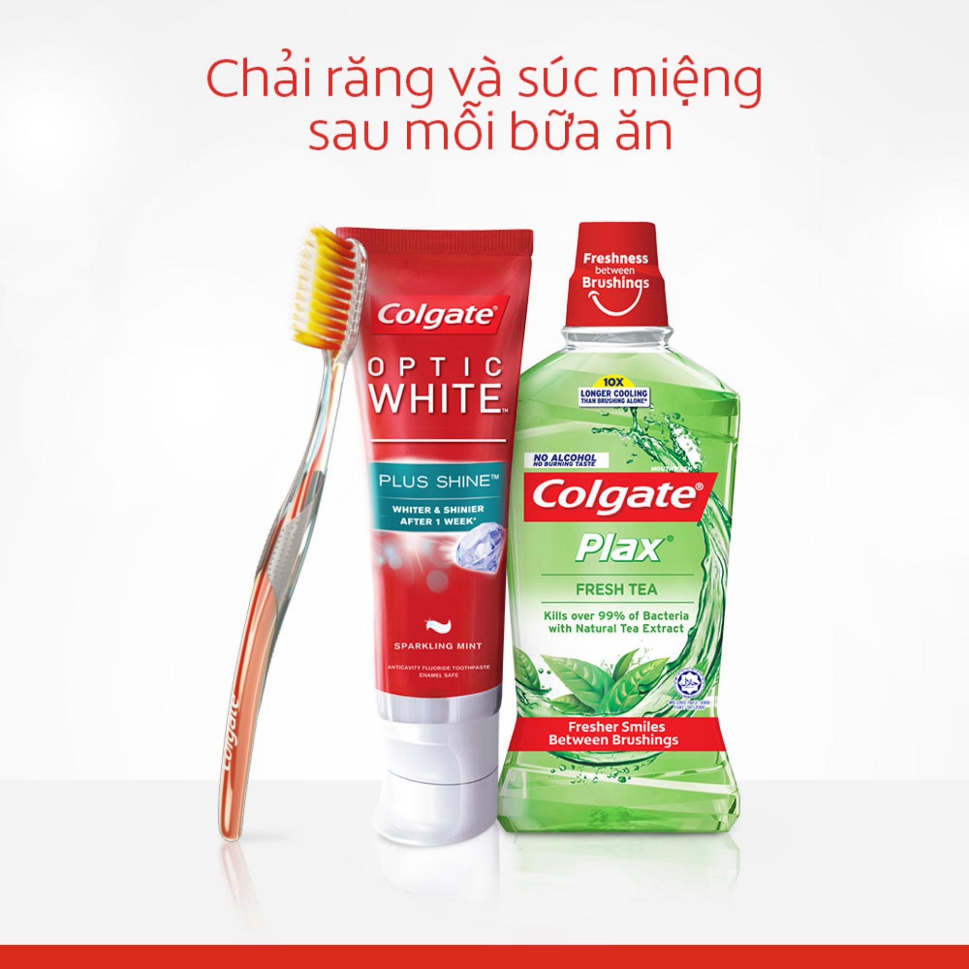 Bộ 3 kem đánh răng Colgate làm trắng &amp; sáng răng 46g/tuýp