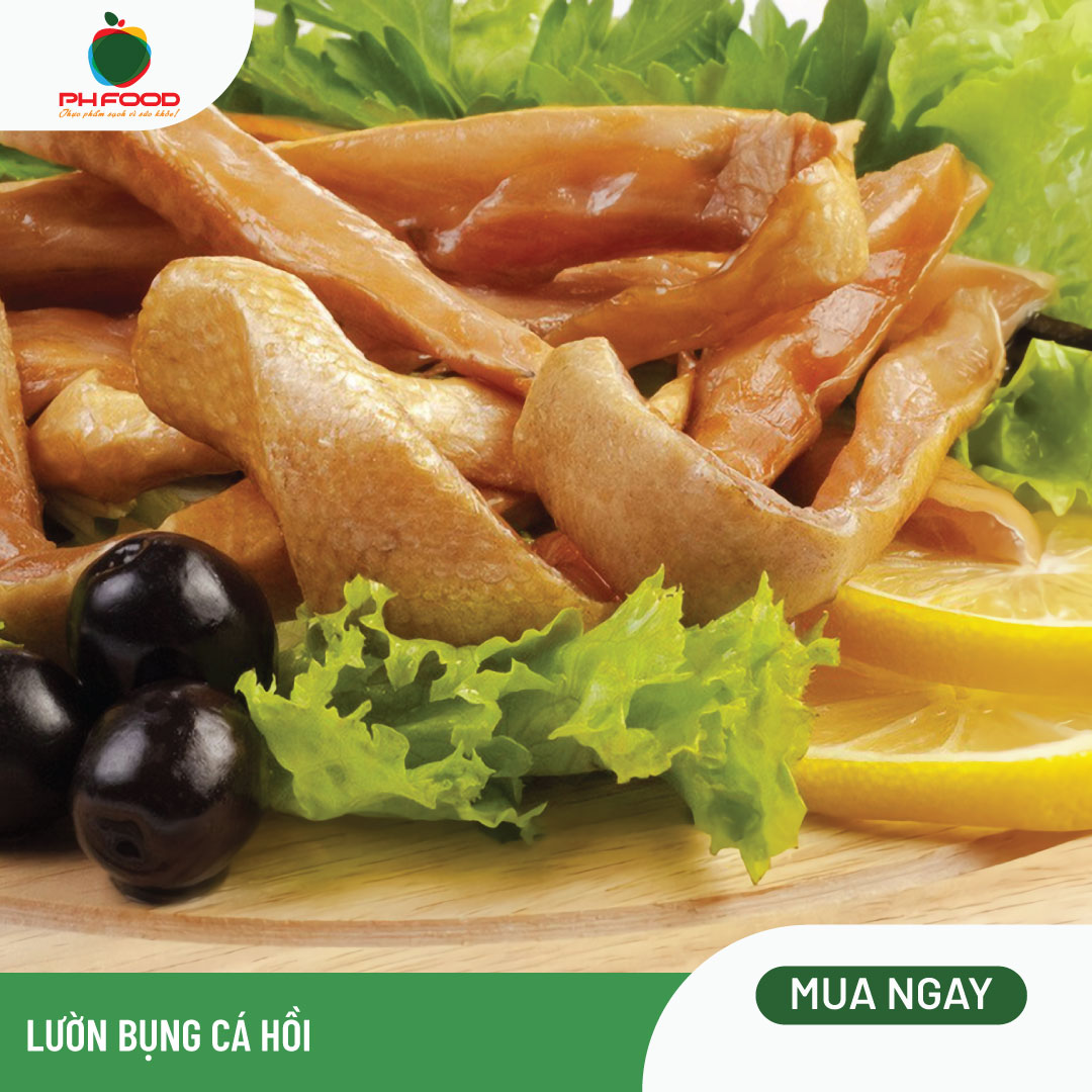 - Lườn Bụng Cá Hồi Đông Lạnh - 1Kg 2 Khay - Size Nhỏ