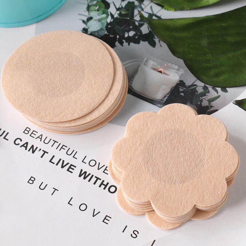 Set 10 miếng dán ngực giấy cao cấp/ dán ti tiện lợi thoải mái khi gặp nướcche tên,ship hoả tốc HCM