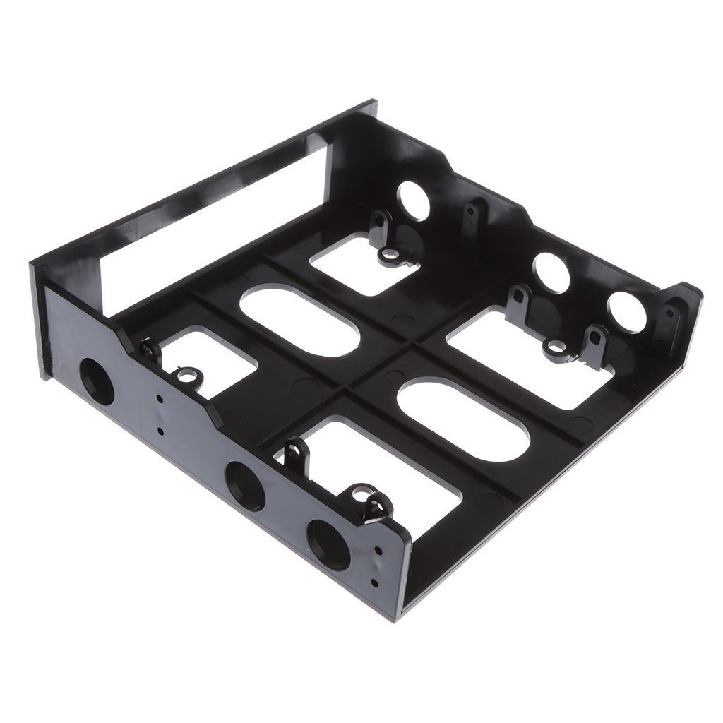2x Hard Drive 3.5 to 2.5'' Computer Bay Drive Slot Mounting Bracket Stand