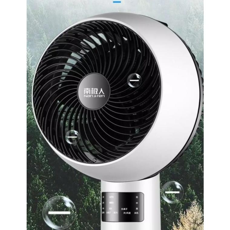 (Ảnh Thật)Quạt Tuần Hoàn Không Khí 60W Đối Lưu Turbo Lắc Đầu Im Lặng