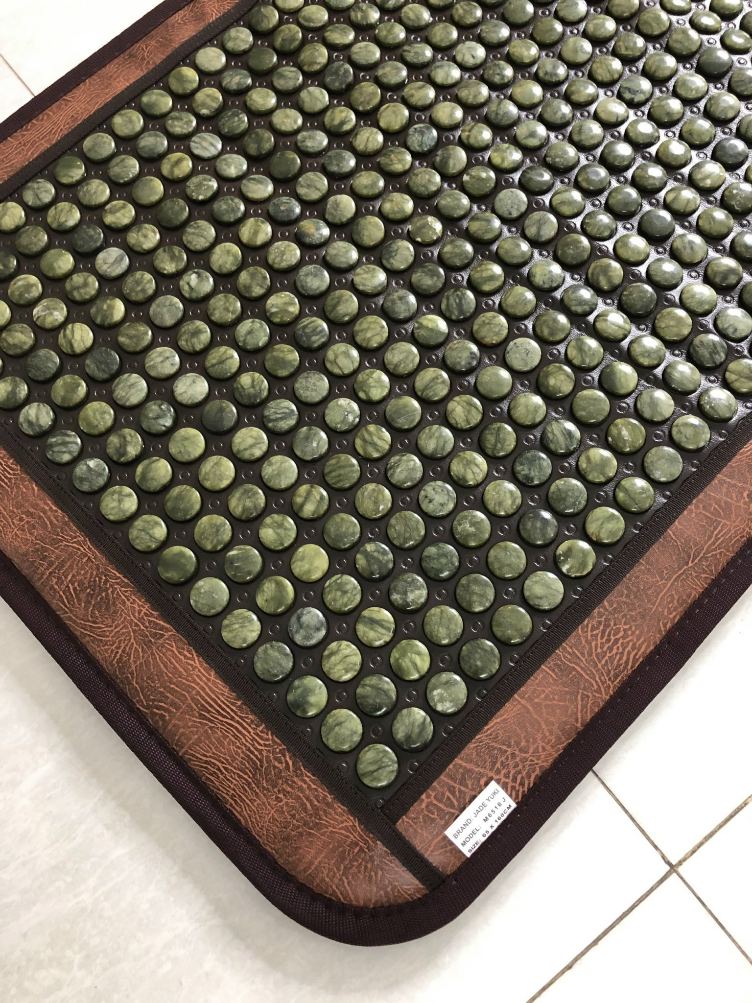 Thảm nhiệt nóng đá ngọc bích ion âm, hồng ngoại 65 x165 giảm đau nhức cơ thể , giảm đau cổ vai gáy
