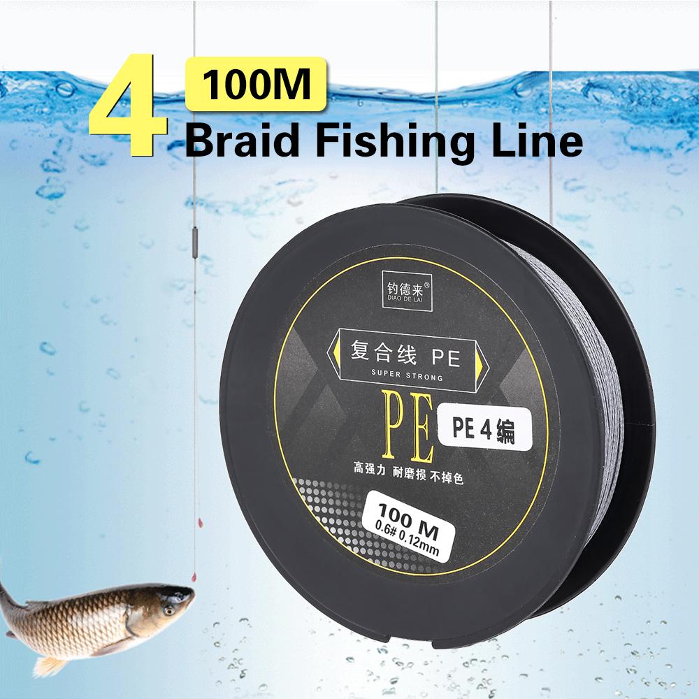 Dây Câu 100M Mài Mòn Mạnh 8 Sợi Pe