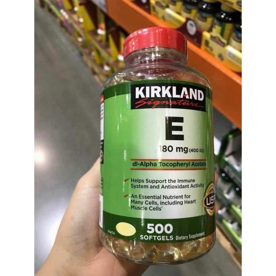 Vitamin E 400ui Kirkland - Đẹp da 500 Viên