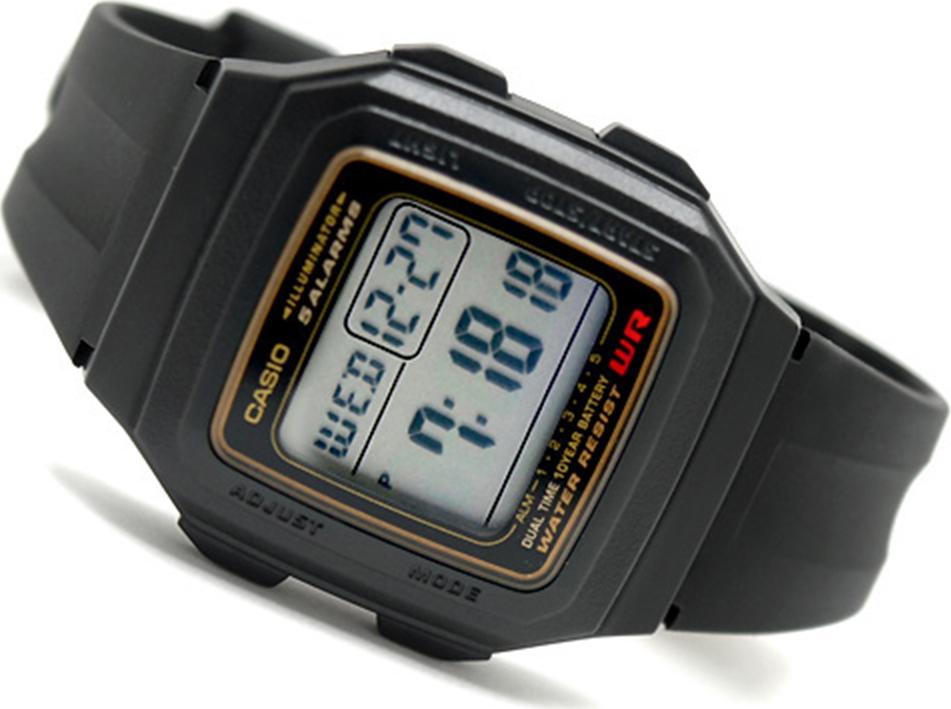 Đồng hồ unisex dây nhựa Casio F-201WA-9ADF