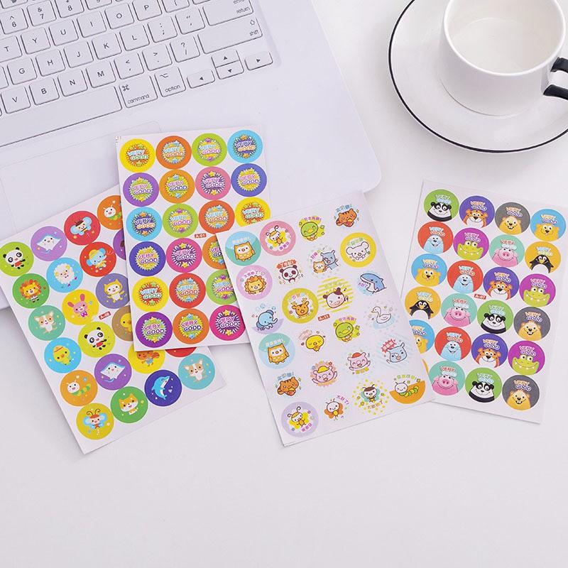 Bộ 10 tấm sticker dán đánh giá dễ thương nguồn hàng buôn sỉ