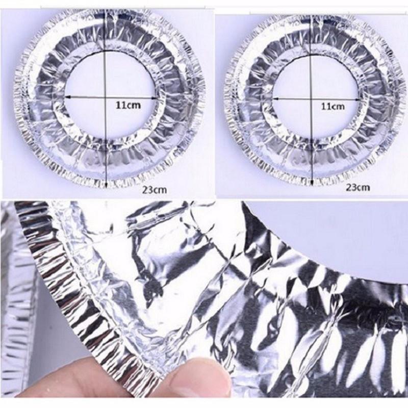 Vỉ 10 miếng lót bếp ga hình vuông - tròn