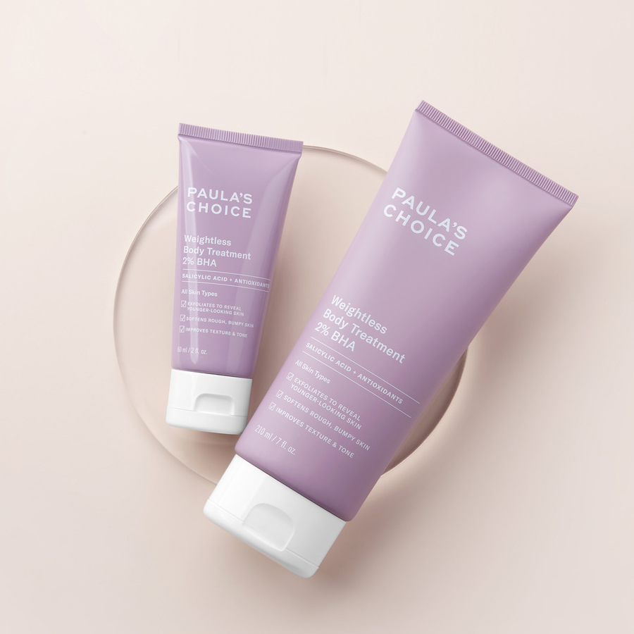 Kem Dưỡng Thể Paula’s Choice RESIST WEIGHTLESS BODY TREATMENT WITH 2% BHA Ngừa Viêm Lỗ Chân Lông 210ml + Tặng Kèm Túi Đựng Mỹ Phẩm Cao Cấp