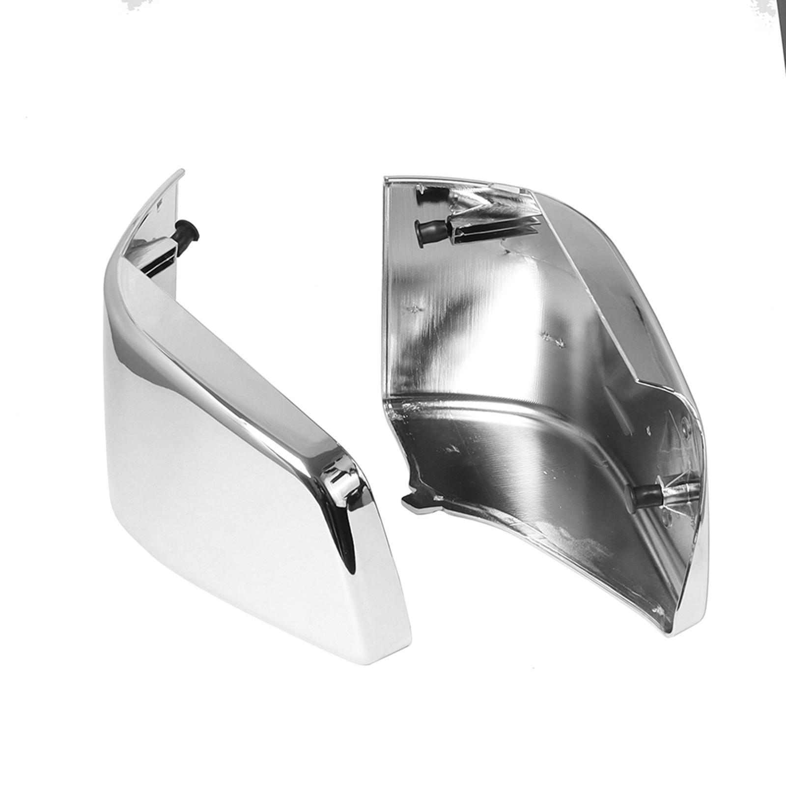 2Pcs Chrome Battery Side Fairing Cover  for  Shadow VT400 VT750