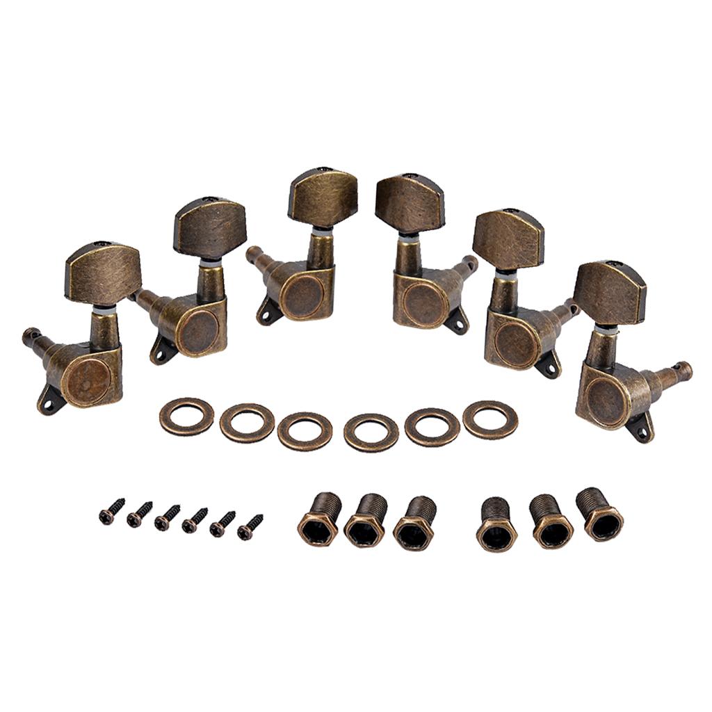 Sunnimix 3R 3L Dây Đàn Guitar Chỉnh Chốt Chỉnh Âm Máy Đầu Cho Đàn Guitar Điện