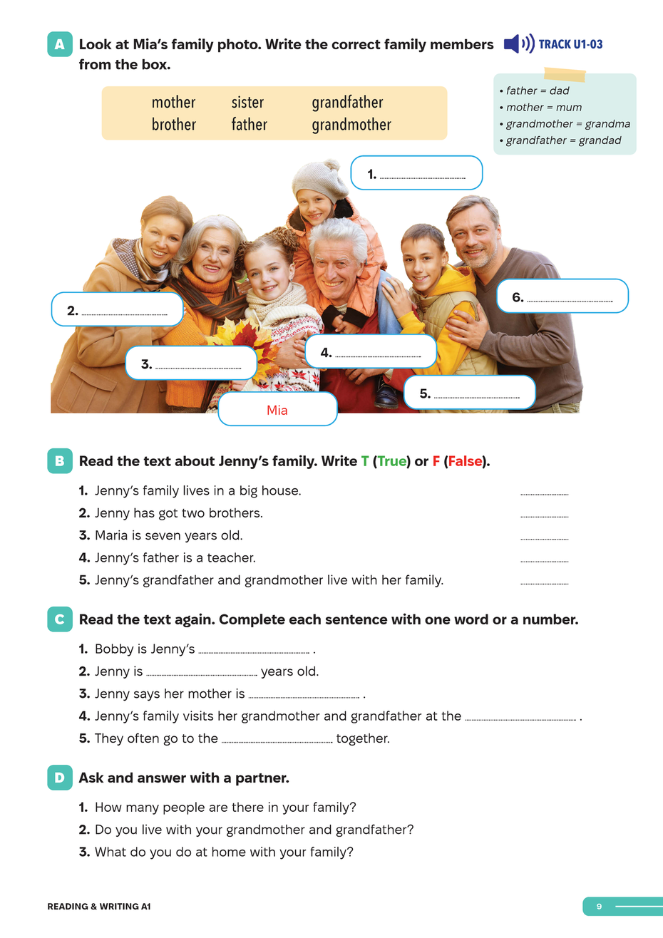 Sách - Dtpbooks - Smooth Skills Reading &amp; Writing A1