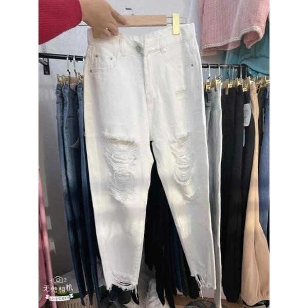 - - QUẦN BÒ DÁNG BAGGY RÁCH - - mẫu hot 2022