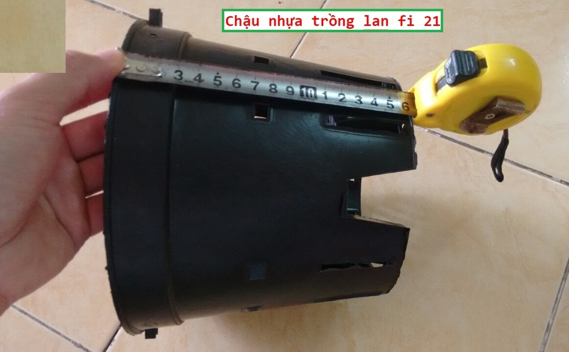 20 chậu nhựa trồng lan Fi 21 - đường kính 21cm!!!