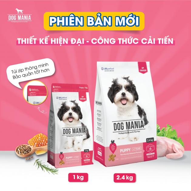 - Thức ăn hạt cho chó nhỏ DOG MANIA PUPPY