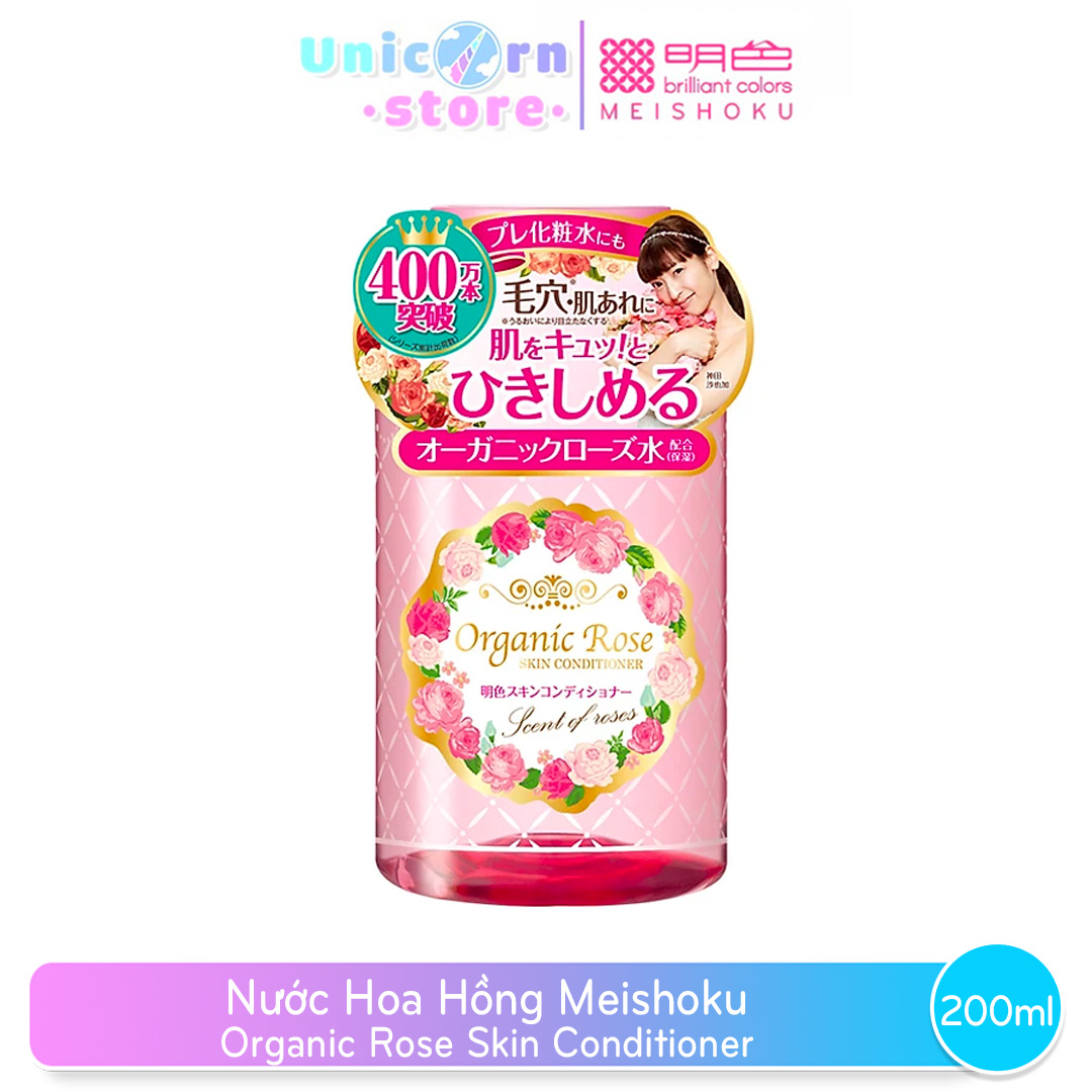 NƯỚC HOA HỒNG DƯỠNG DA MEISHOKU ORGANIC ROSE SKIN CONDITIONER