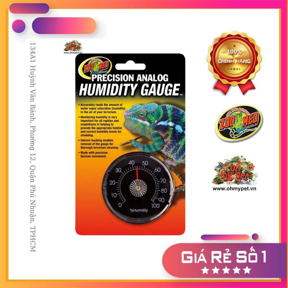 Đồng hồ cơ đo độ ẩm chuồng bò sát Precision Analog Reptile Humidity Gauge