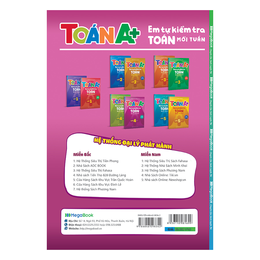 Toán A+ Em Tự Kiểm Tra Toán Mỗi Tuần Lớp 4