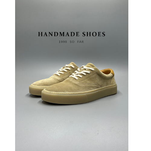 GIÀY SNEAKER SK006 DA BÒ CAO CẤP HIỆU GOW - SK006A