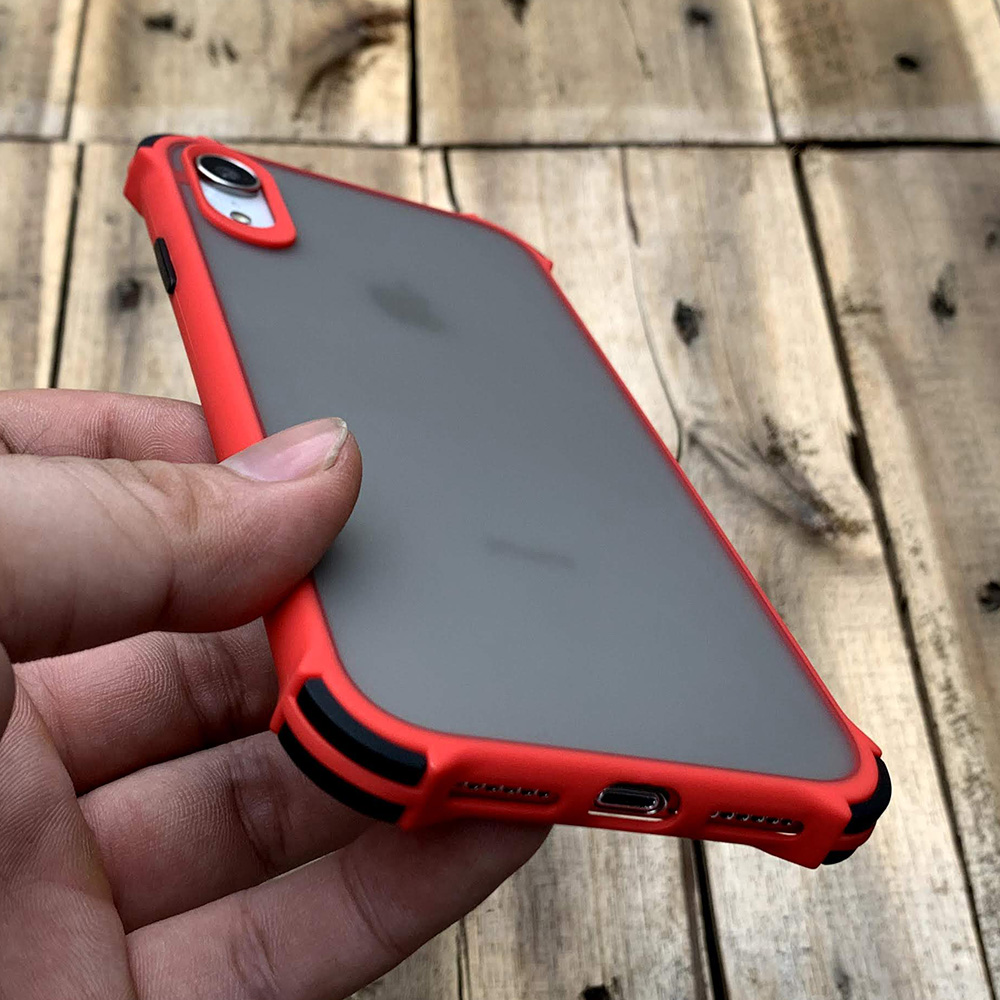 Ốp lưng chống sốc toàn phần dành cho iPhone XR - Màu đỏ