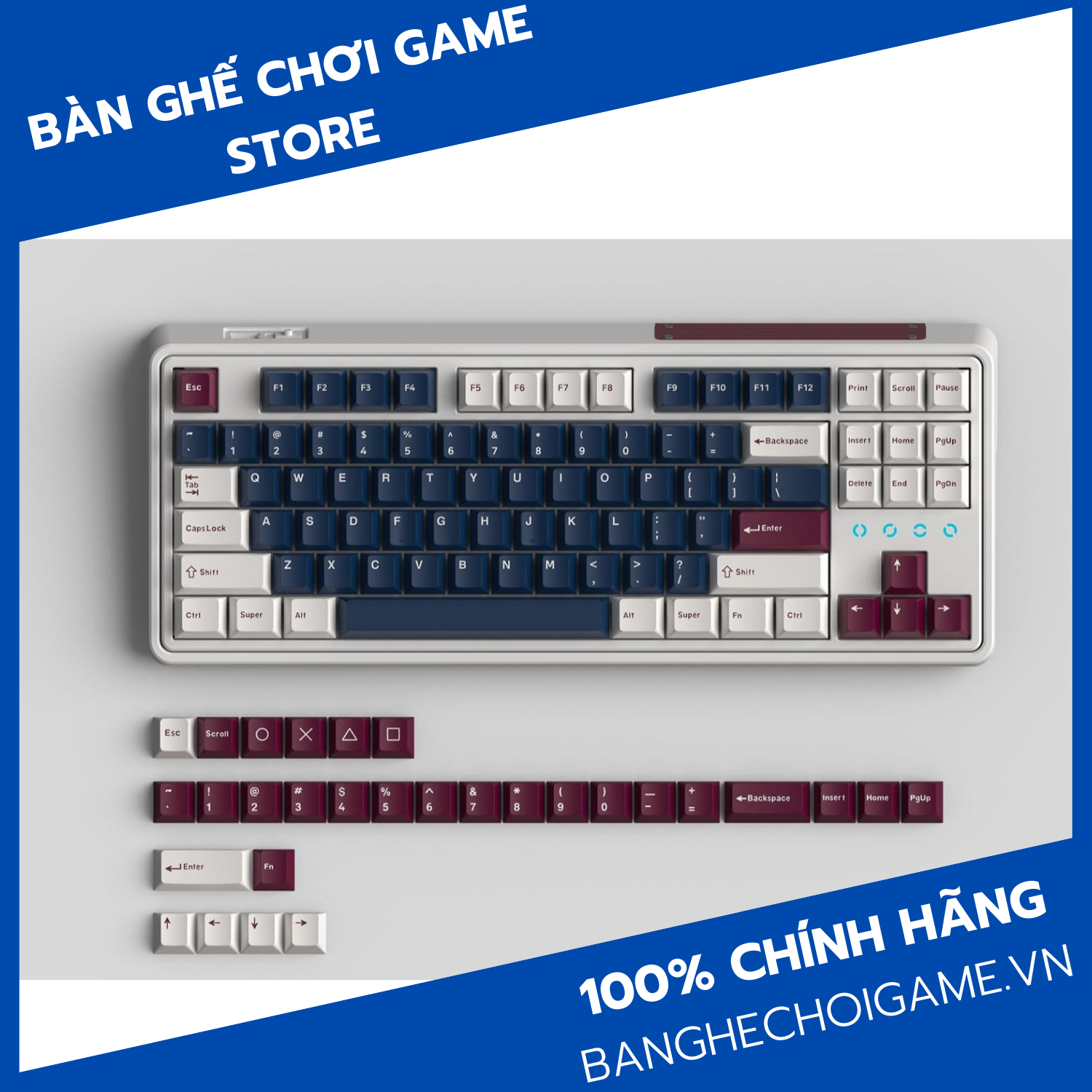 Bàn phím cơ không dây FL-Esports CMK87 CPM Metal Heart Cool Mint / FL-CMMK Cercis Switch - Hàng chính hãng